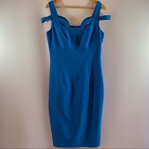 Jax Black Label Blue Midi Dress